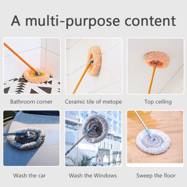 SwiftClean Pro | 360° roterende, verstelbare vloerwisser
