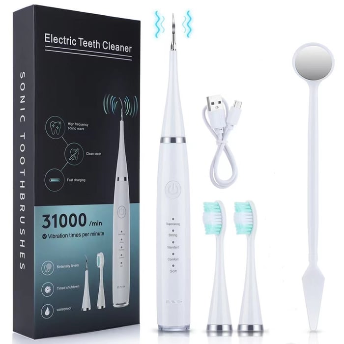 SMILEWAVE™ | Ultrasonic Electric Tooth Cleaner – Perfect Gift for Family & Friends