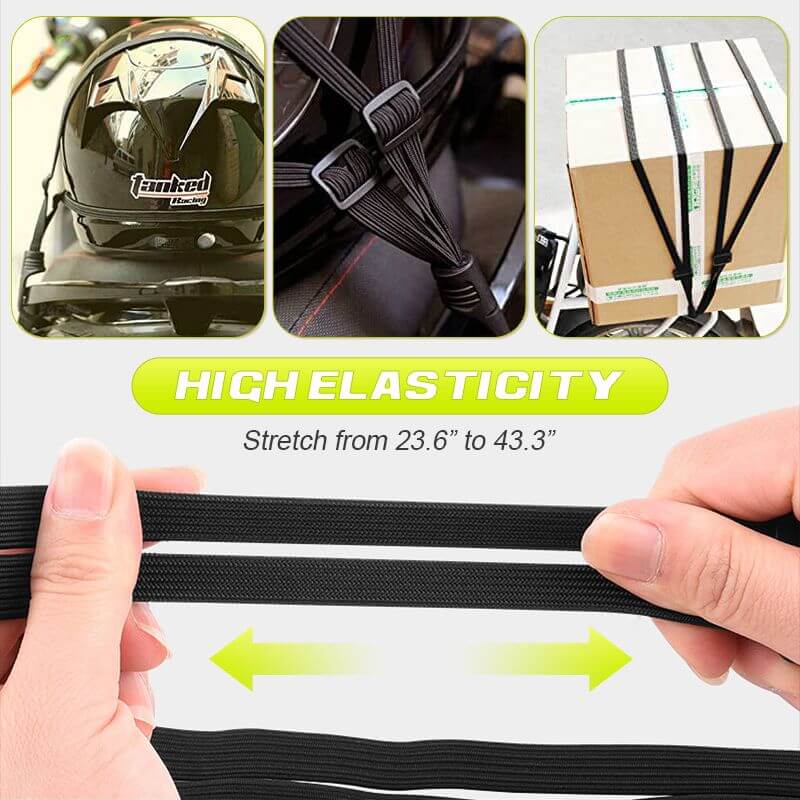 GripStrap™ | Heavy-Duty Elastic Rope for Helmet & Cargo Binding