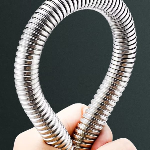 AquaFlex Pro™ | Rust-Resistant Stainless Steel Shower Hose