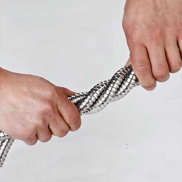 AquaFlex Pro™ | Rust-Resistant Stainless Steel Shower Hose