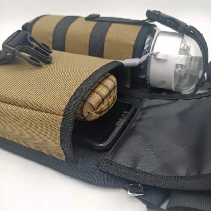 HYDRAPACK™ | Schoudertas voor dagelijks gebruik met ingebouwde waterfleshouder