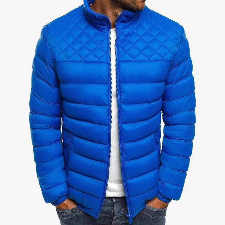 NORDLUXE™ | Gewatteerd gewatteerd jack met rits en lange mouwen