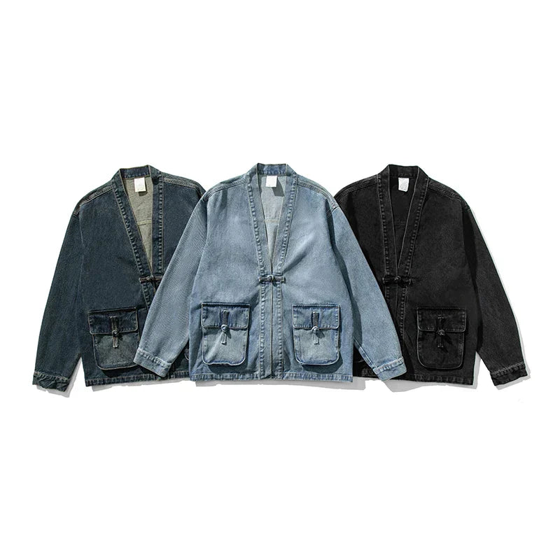 HAVENWEAR™ | Indigo Drape Denim Kimono