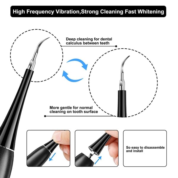 SMILEWAVE™ | Ultrasonic Electric Tooth Cleaner – Perfect Gift for Family & Friends