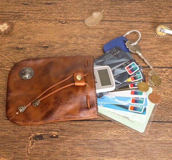 Rustiq Leer™ | Minimalistische retro lederen organizertas