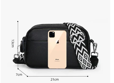 Avery® | Leren crossbodytas