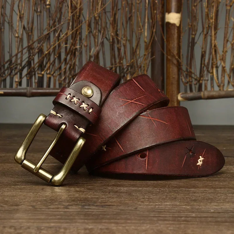 Ironmark™ | Robuuste riem van buffelleer voor tijdloos dagelijks gebruik