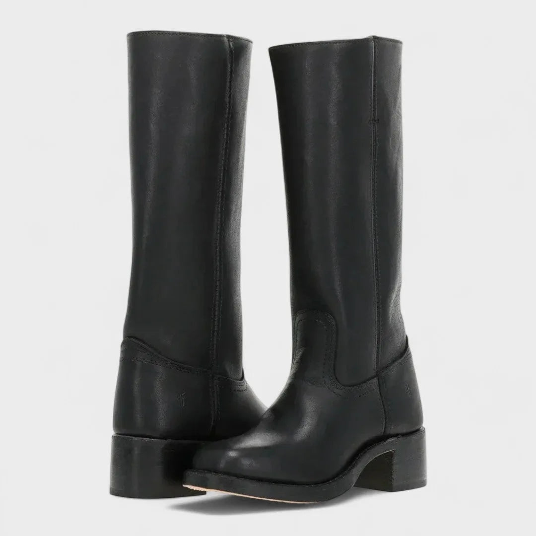 Deborah | Women's Knee High Leather Campus Boots