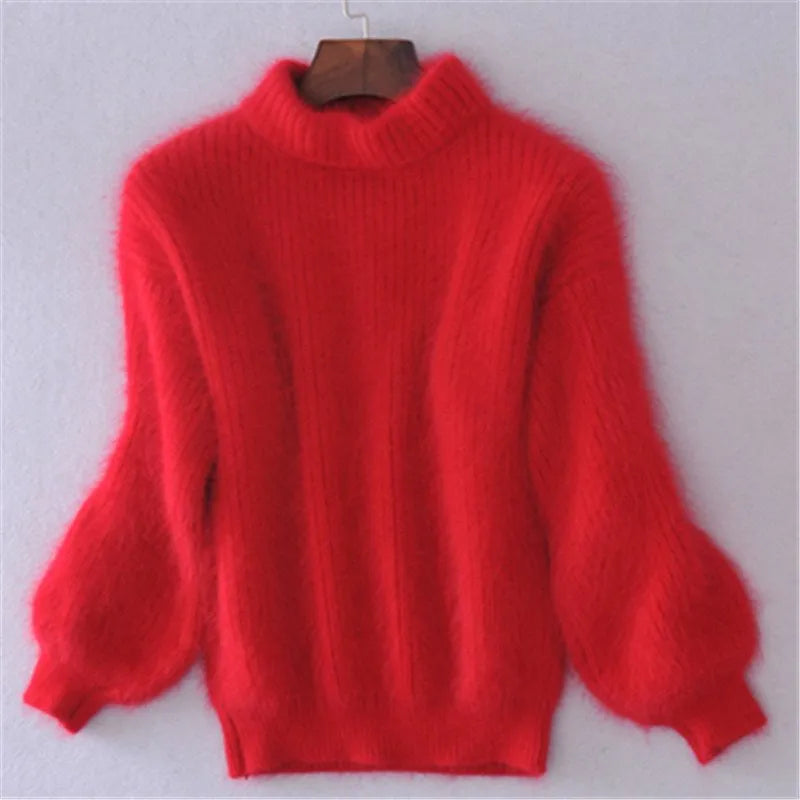 Estelle - Vintage Angora Trui voor een Tijdloze Look