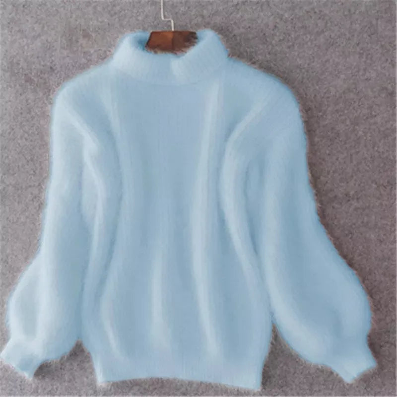 Estelle - Vintage Angora Trui voor een Tijdloze Look