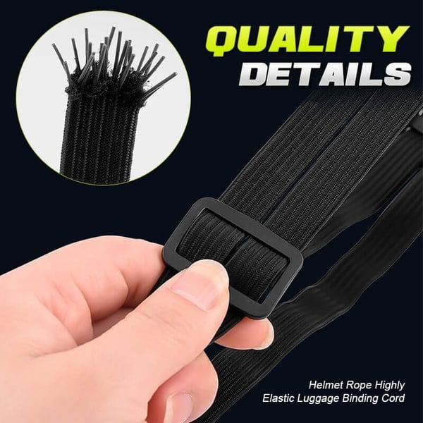 GripStrap™ | Heavy-Duty Elastic Rope for Helmet & Cargo Binding