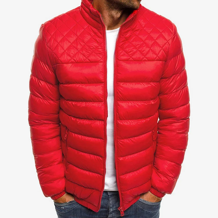 NORDLUXE™ | Gewatteerd gewatteerd jack met rits en lange mouwen