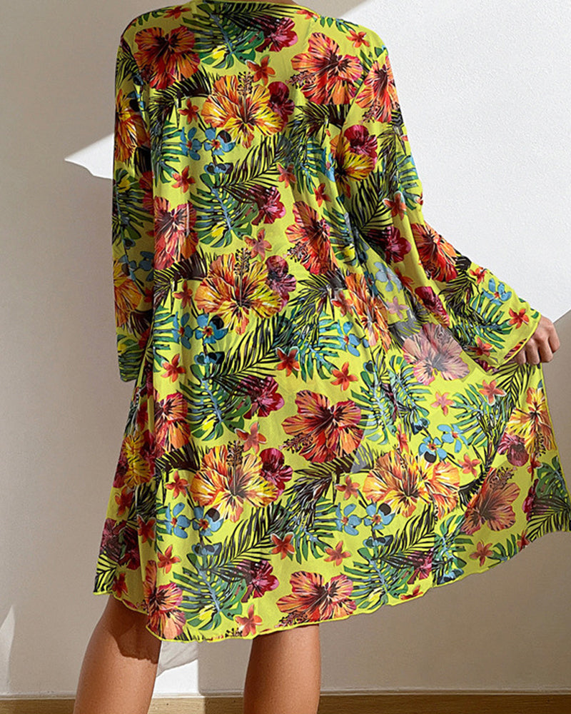 Artiselle | Keilani - Tropical Print Bikini and Cover-Up Edition