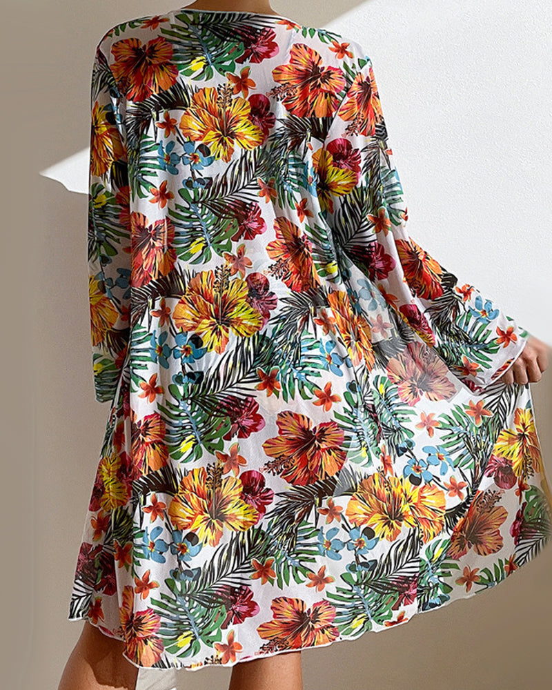 Artiselle | Keilani - Tropical Print Bikini and Cover-Up Edition