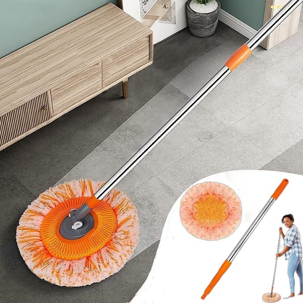 SwiftClean Pro | 360° Rotating Adjustable Floor Mop