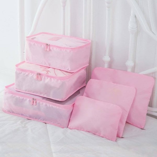 TravelEase™ | 6-Piece Portable Luggage Packing Cubes Set