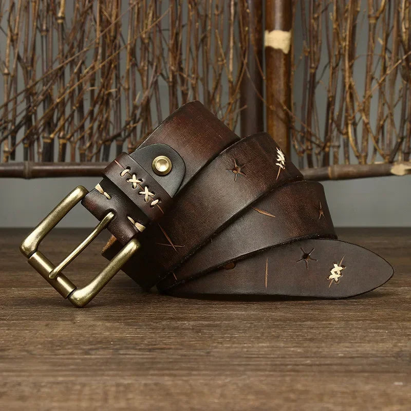 Ironmark™ | Robuuste riem van buffelleer voor tijdloos dagelijks gebruik