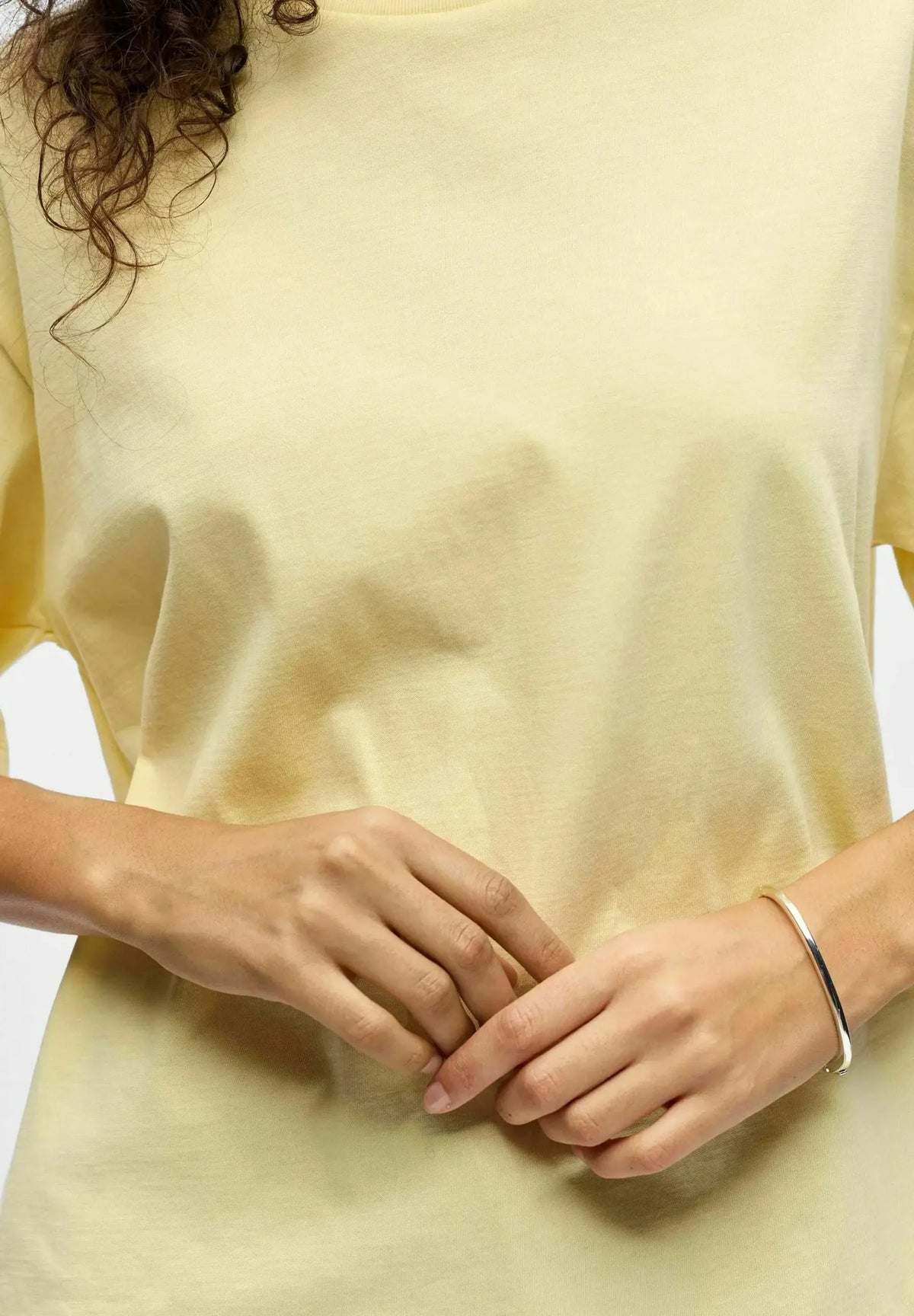 100% Cotton Crew Neck Tee for Women in Fitted or Loose Fit image 16