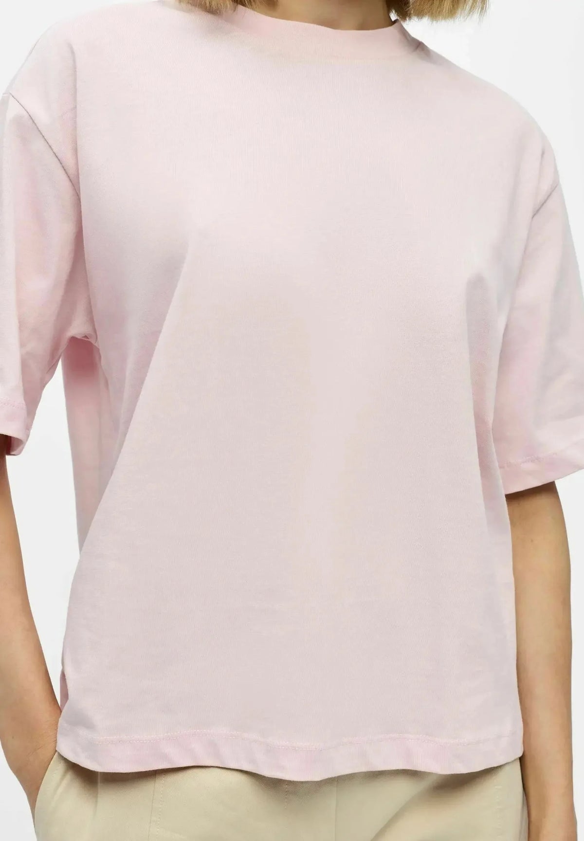 100% Cotton Crew Neck Tee for Women in Fitted or Loose Fit image 18