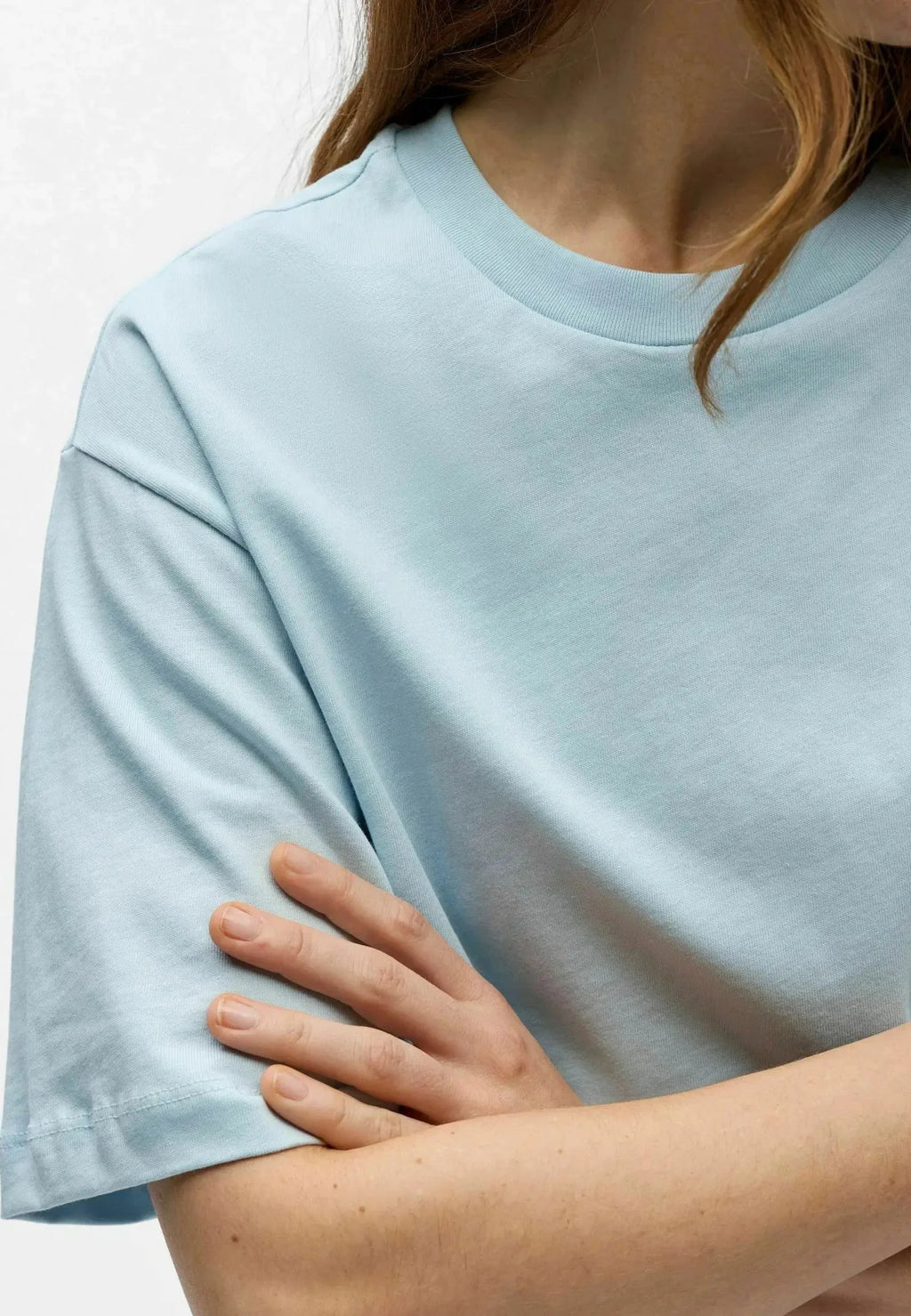 100% Cotton Crew Neck Tee for Women in Fitted or Loose Fit image 20
