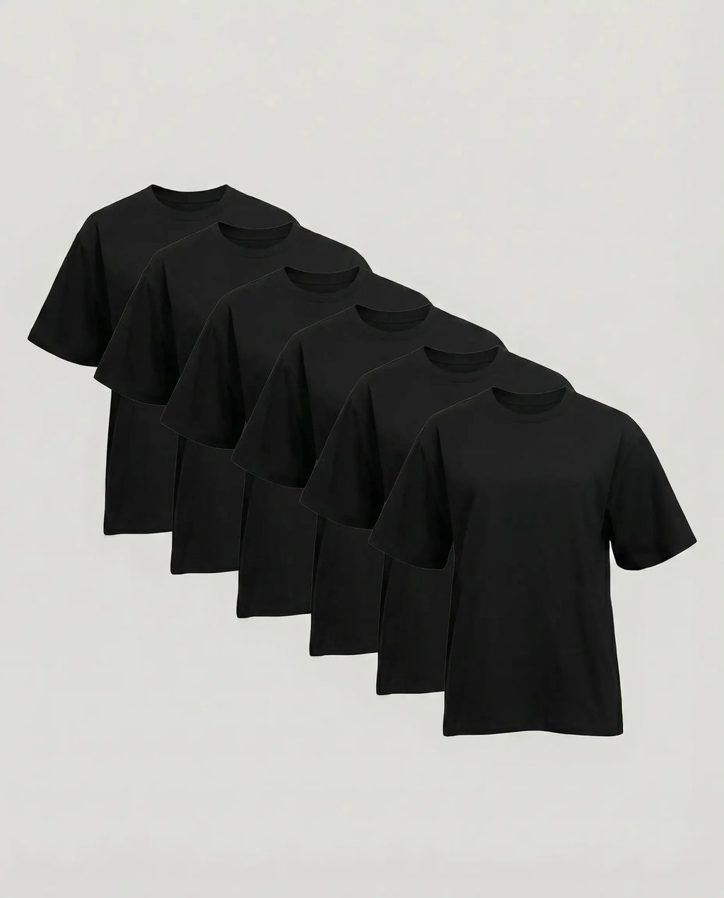 100% Cotton Crew Neck Tee for Women in Fitted or Loose Fit image 22