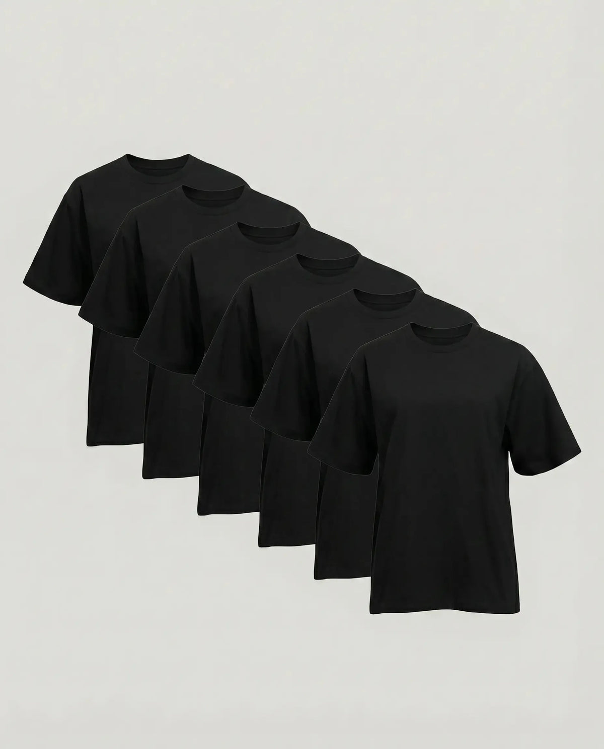 100% Cotton Crew Neck Tee for Women in Fitted or Loose Fit image 22