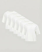 100% Cotton Crew Neck Tee for Women in Fitted or Loose Fit image 23