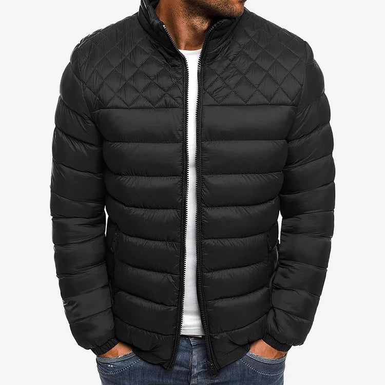 NORDLUXE™ | Gewatteerd gewatteerd jack met rits en lange mouwen