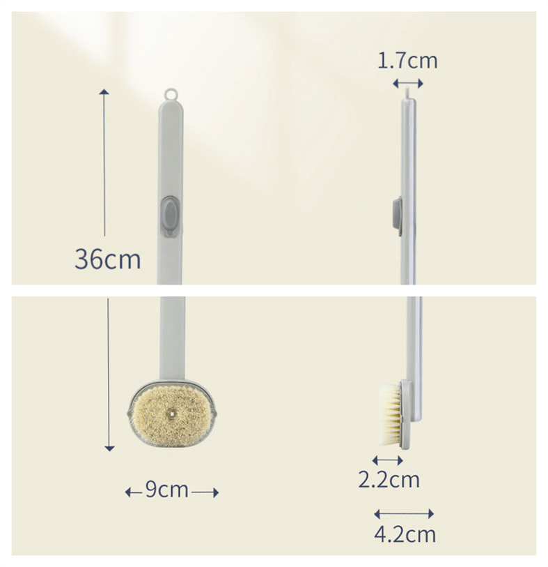 Pure Nest | Essentials Long Handle Bath Brush
