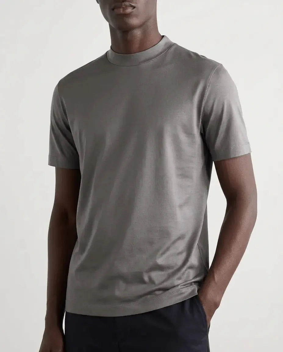 Men's Mercerised Cotton Crew Neck T-Shirt image 16