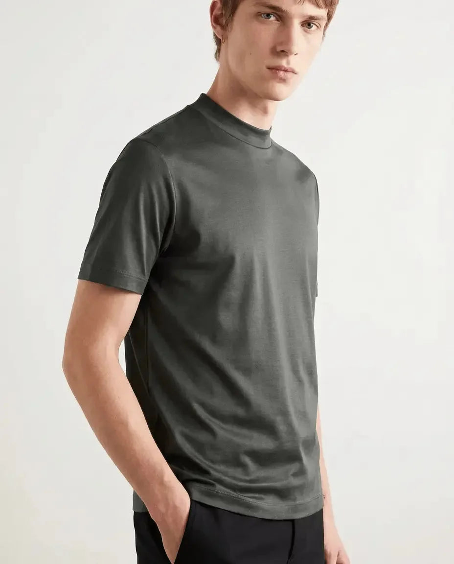 Men's Mercerised Cotton Crew Neck T-Shirt image 19
