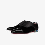 Men's Patent Leather Crystal Loafers with Jewelled Heel image 12